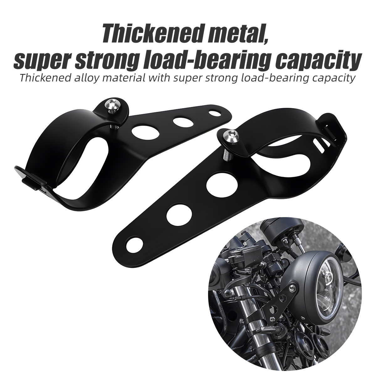 Mountain Biking Derby - Braket Pemasangan Lampu Depan Motor Universal