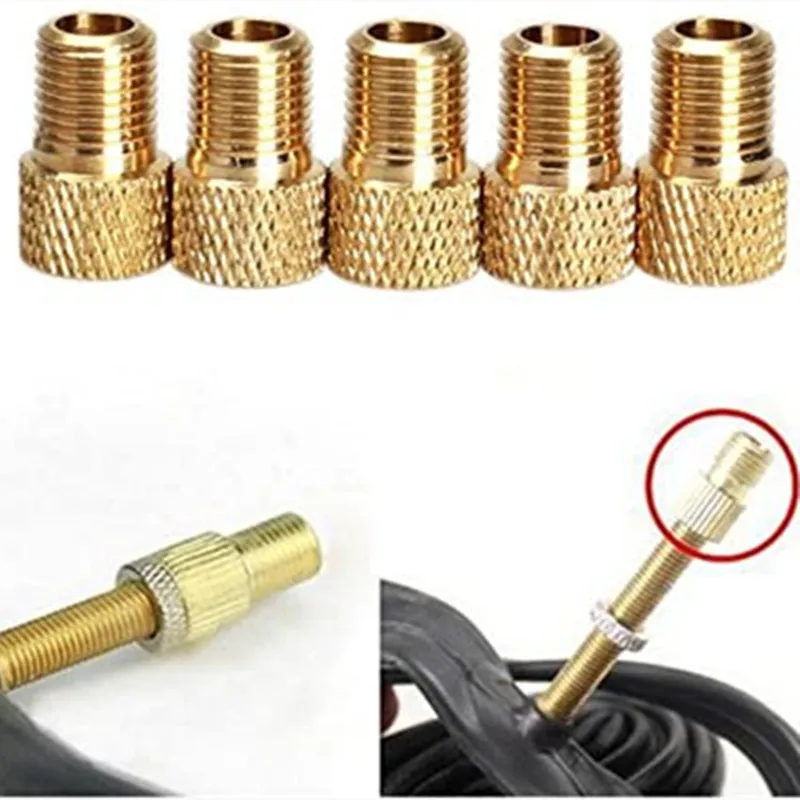 Mountain Biking In French - 10 buah topi adaptor katup sepeda,