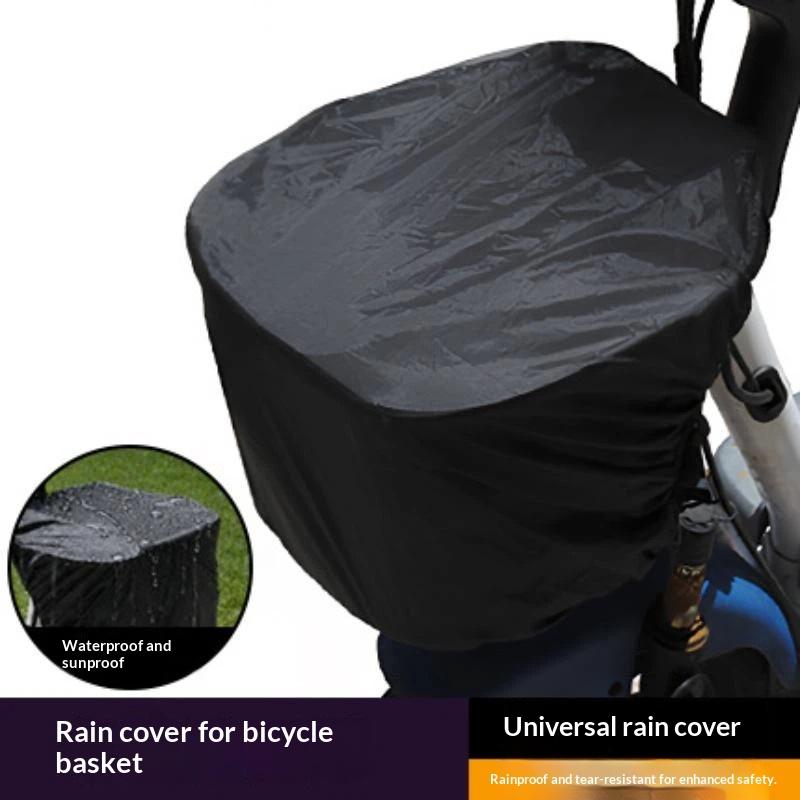 Mountain Biking In The Rain - Pelapis Keranjang Sepeda Anti Air dengan