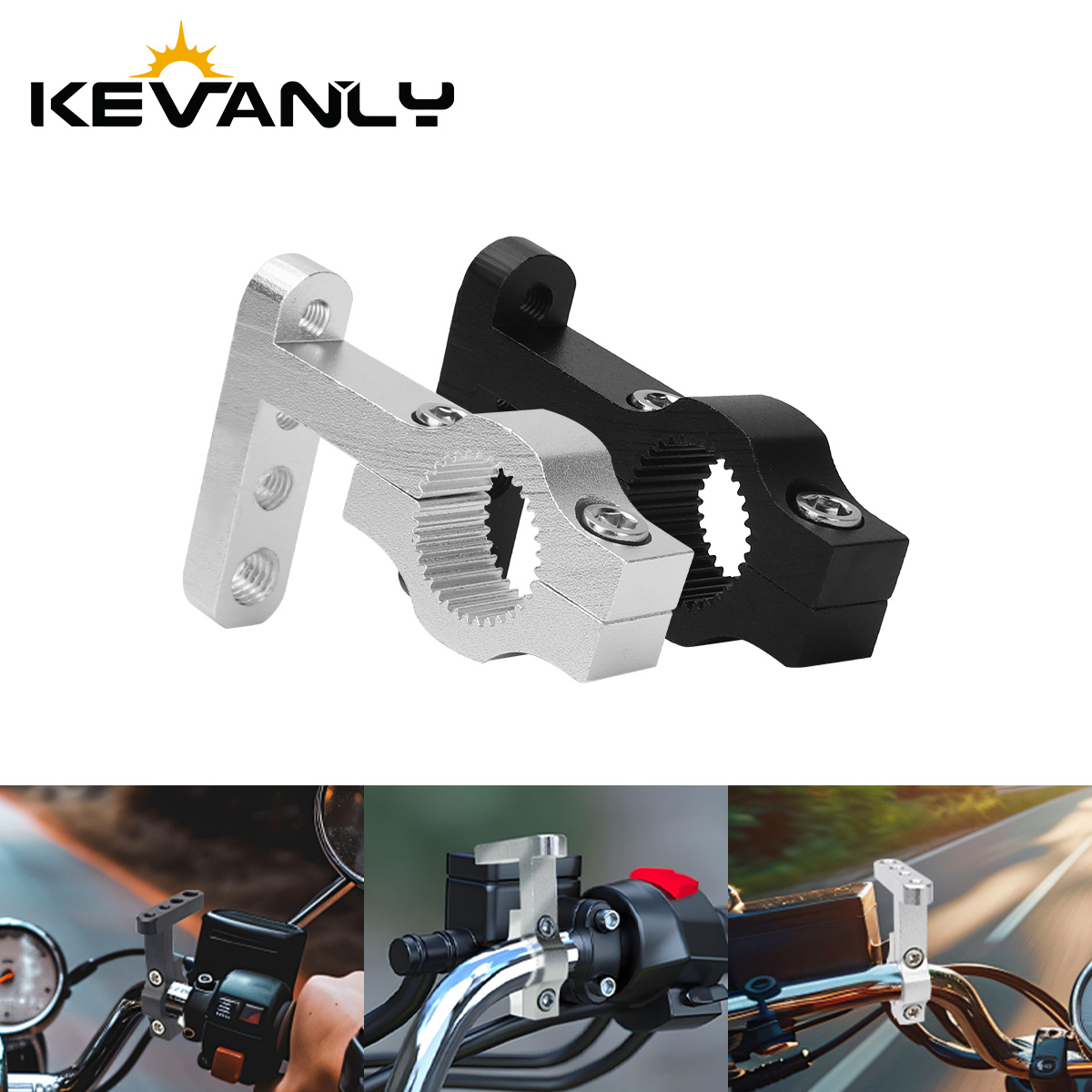 Mountain Biking Derby - Braket Dudukan Lampu Sorot LED Aloi