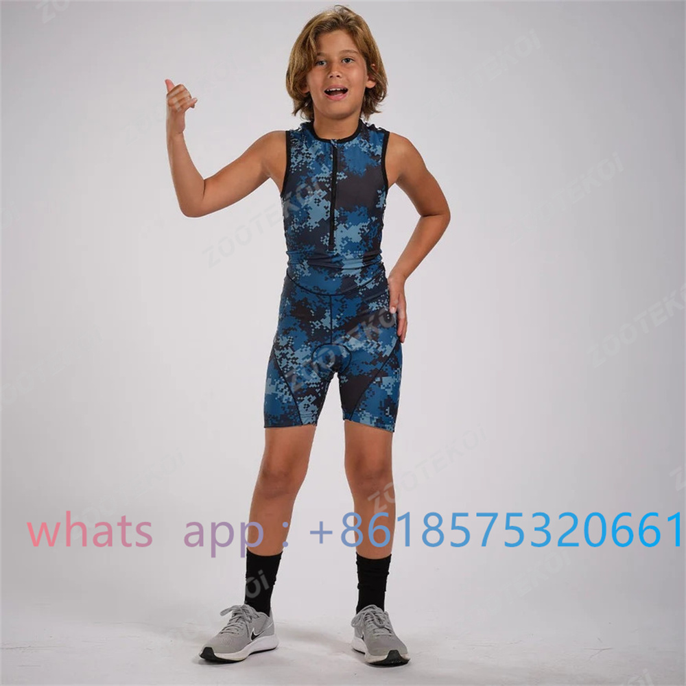 Mountain Biking Jumps - Zootekoi Jumpsuit Tanpa Lengan Triathlon Universal