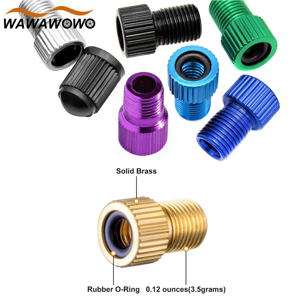 Mountain Biking In French - Adaptor katup Presta, 1Set adaptor katup