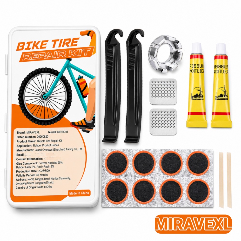 Mountain Biking Kit - Perlengkapan Perbaikan Ban Sepeda, Perlengkapan Tambalan