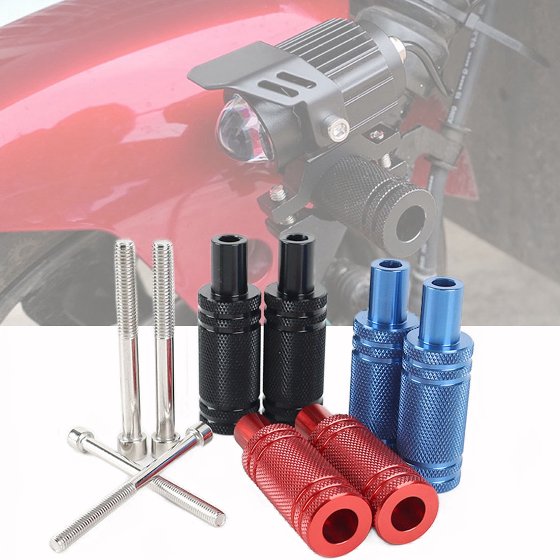 Mountain Biking Derby - Dudukan Lampu Motor yang Dapat Disesuaikan,
