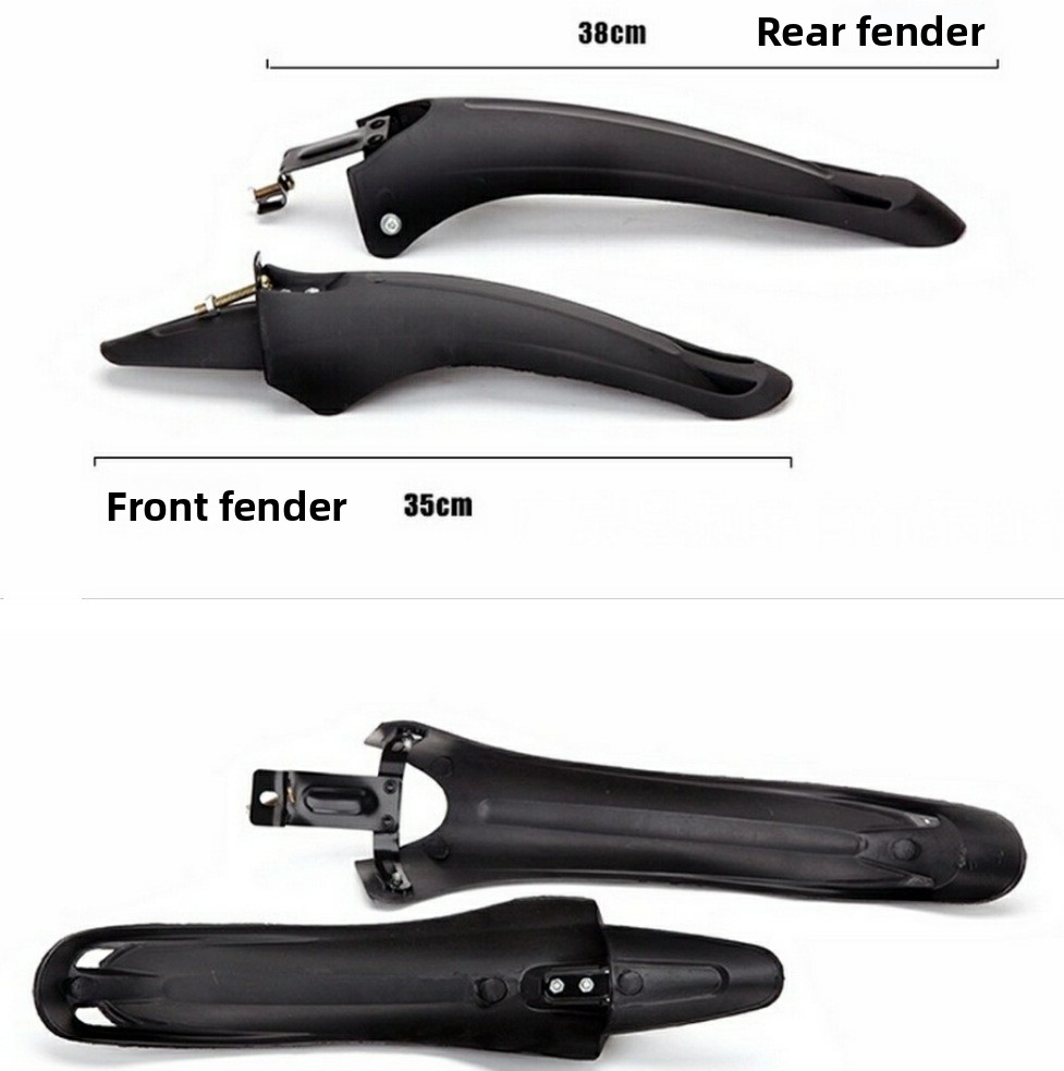 4pc Fender Sepeda Gunung Unive - Mountain Biking In The Rain ulasan dan harga