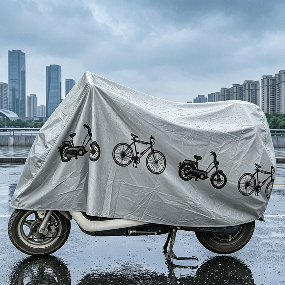 Penutup Sepeda Anti Air dan An - Mountain Biking In The Rain ulasan dan harga