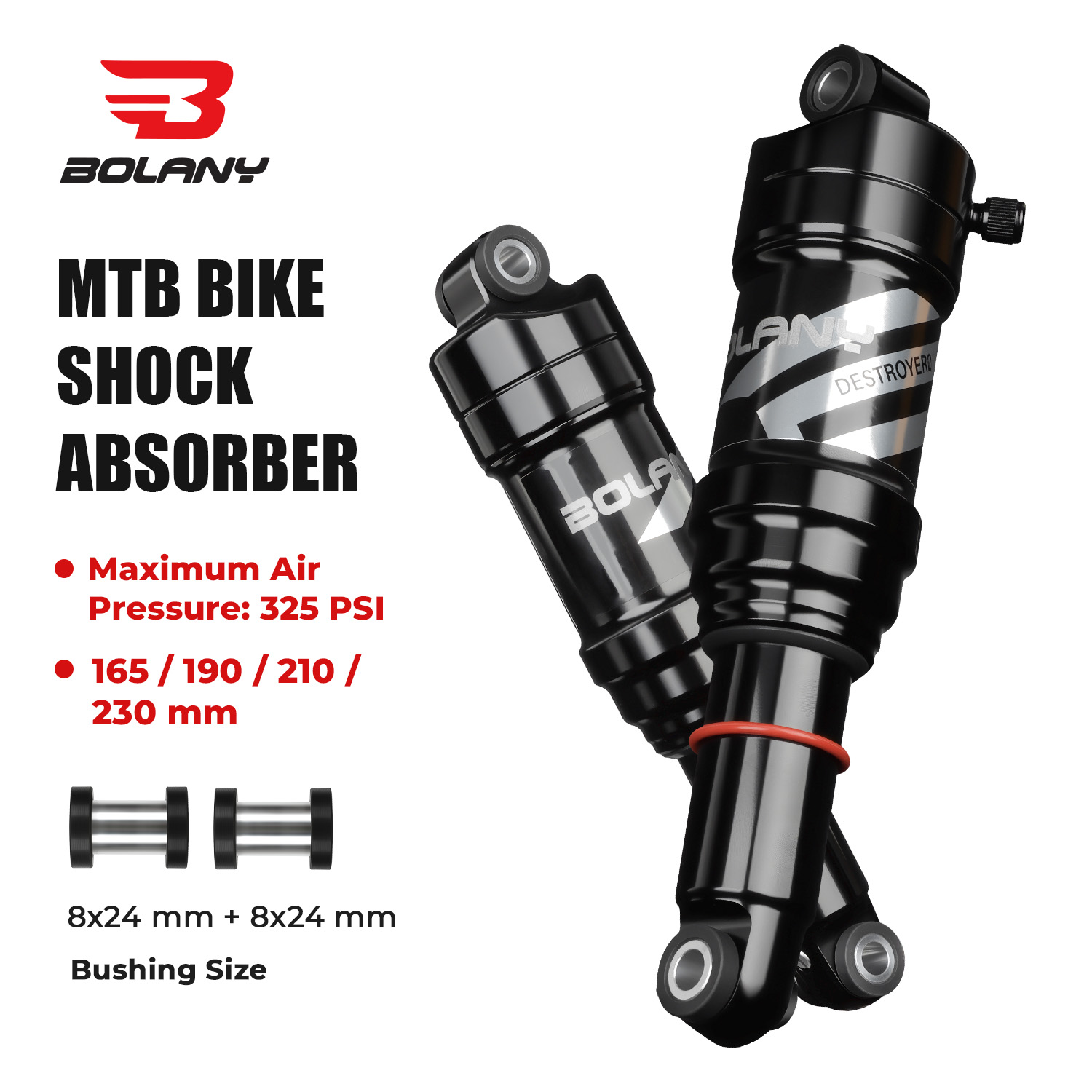 BOLANY Peredam Kejut Belakang  - Mountain Biking Jumps ulasan dan harga
