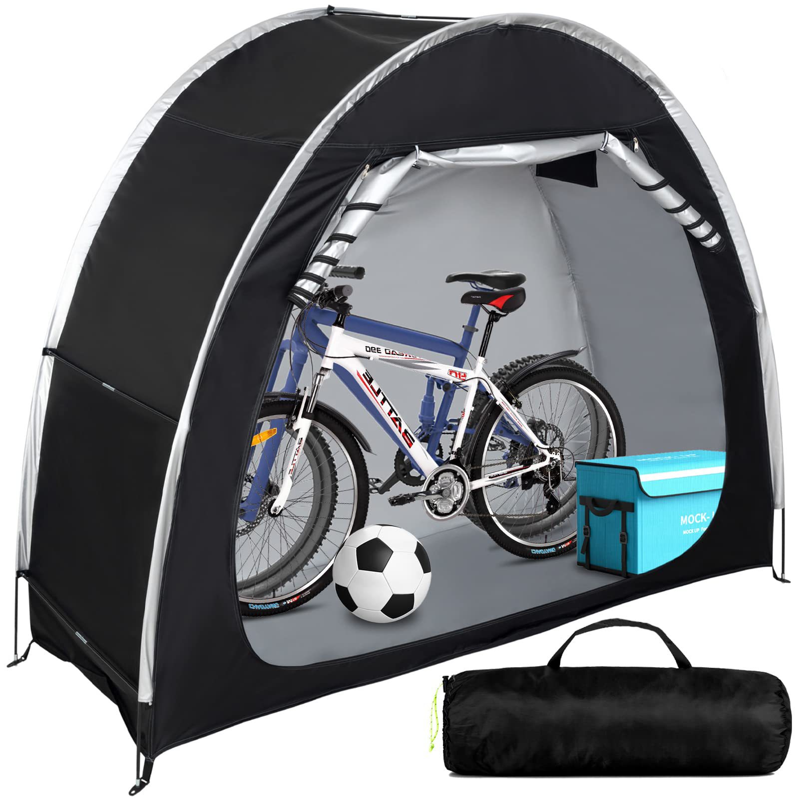 Tenda sepeda lipat portabel 21 - Mountain Biking In The Rain ulasan dan harga