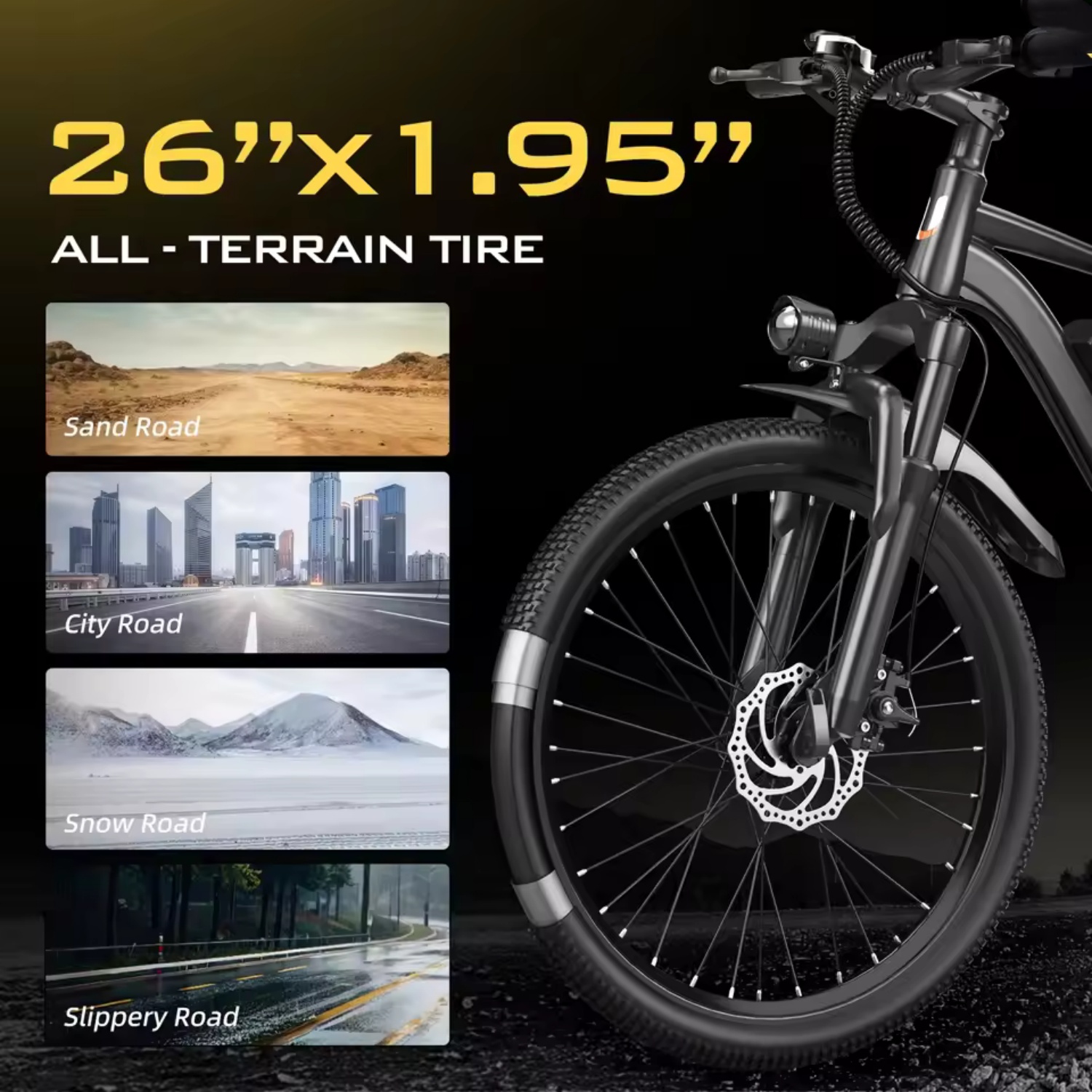 Sepeda Listrik Off-Road, Motor - Mountain Biking Kit ulasan dan harga