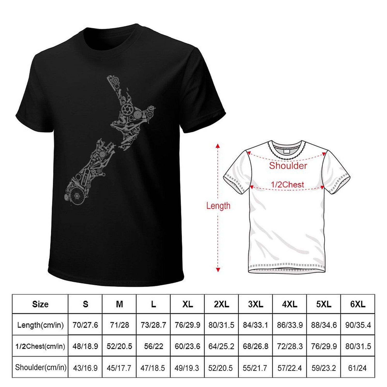 NEUSEELAND - Kaos Oblong Kasua - Mountain Biking New Zealand ulasan dan harga
