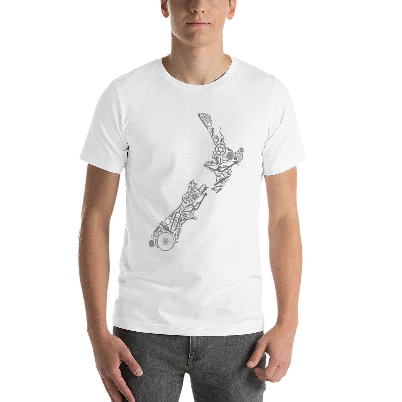 NEUSEELAND - Kaos Oblong Lenga - Mountain Biking New Zealand ulasan dan harga