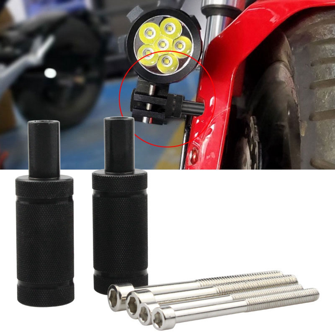 Dudukan Lampu Motor yang Dapat - Mountain Biking Derby ulasan dan harga